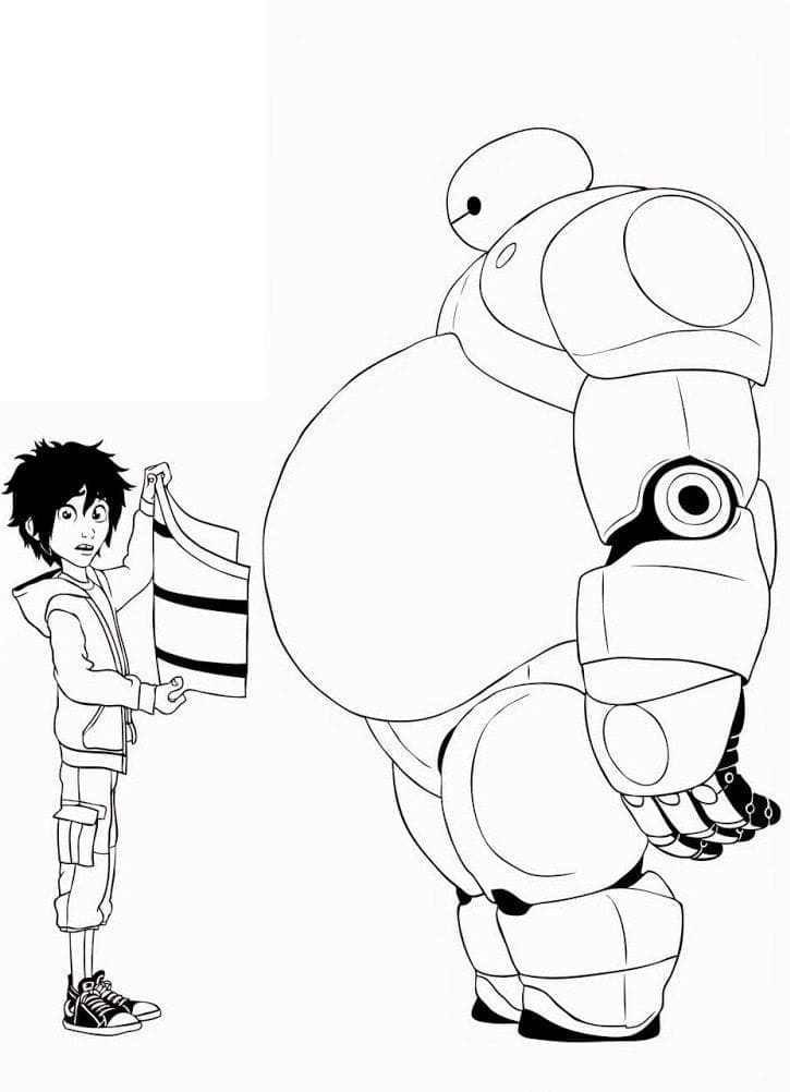 Desenho gratuito Big Hero 6 #206697 da colecao Filmes de Animação para imprimir Desenho gratuito Big Hero 6 #206697 da colecao Filmes de Animação para imprimir