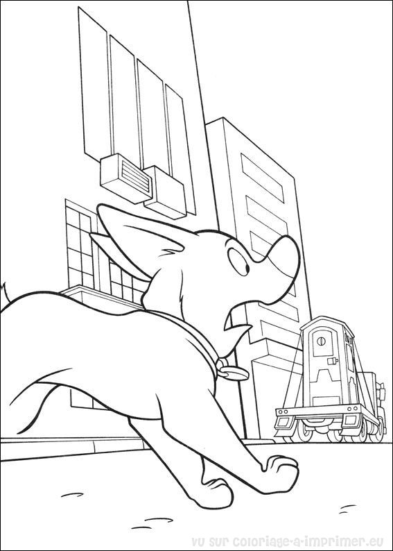 Desenho gratuito Bolt #131771 da colecao Filmes de Animação para imprimir