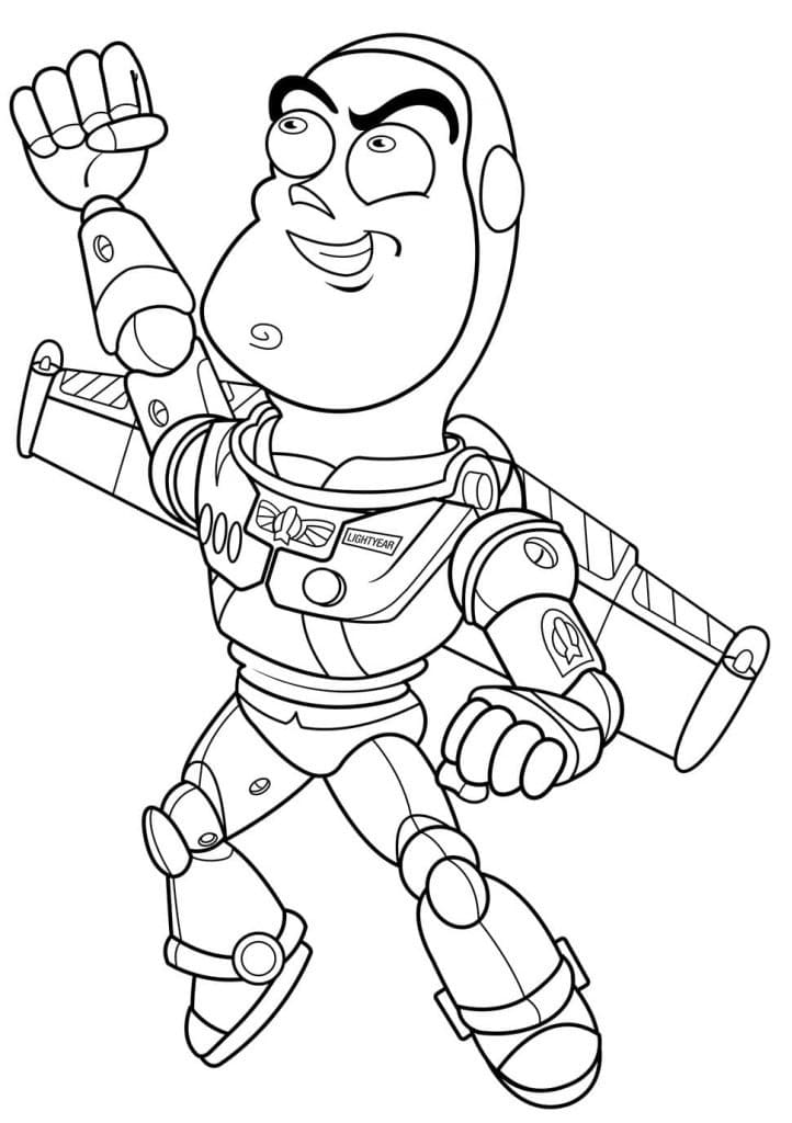 Desenho gratuito Buzz Lightyear #185060 da colecao Filmes de Animação para imprimir