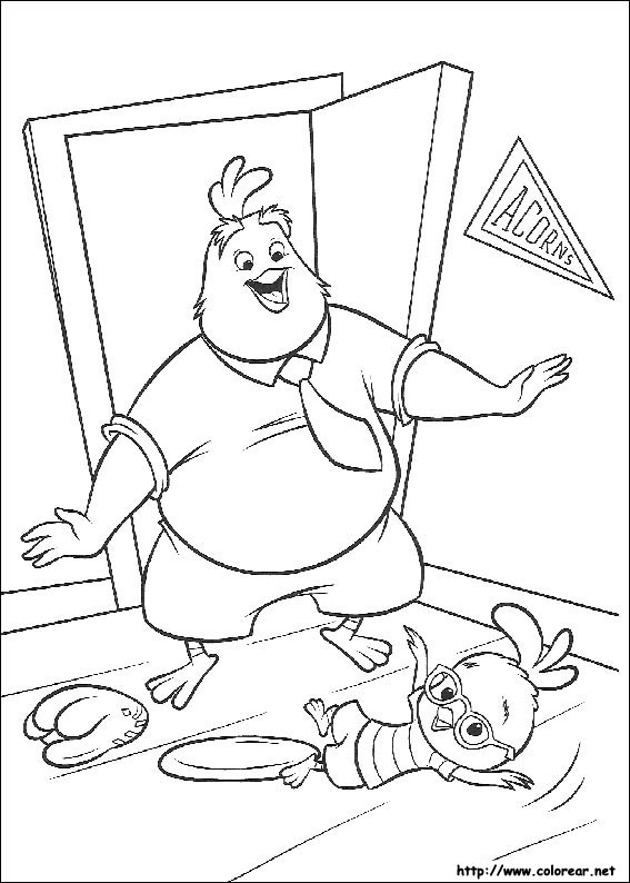 Página para colorir: Chicken Little (Filmes de Animação) #72786 - Páginas para Colorir Imprimíveis Gratuitamente