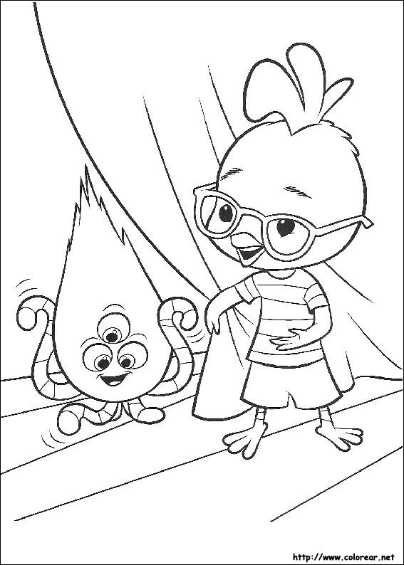 Página para colorir: Chicken Little (Filmes de Animação) #72812 - Páginas para Colorir Imprimíveis Gratuitamente