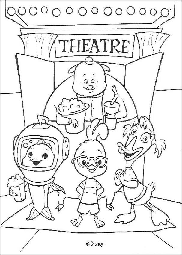 Página para colorir: Chicken Little (Filmes de Animação) #72931 - Páginas para Colorir Imprimíveis Gratuitamente