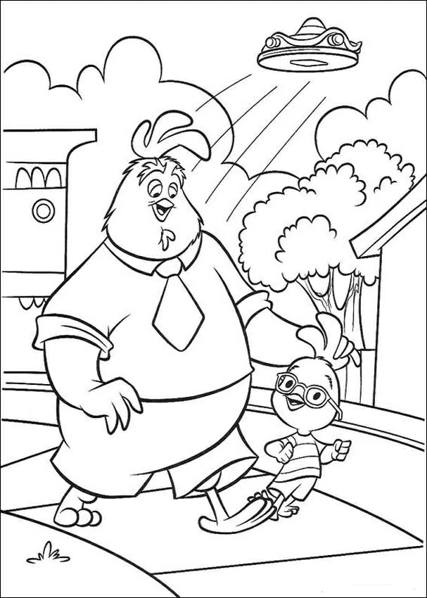 Desenho gratuito Chicken Little #72975 da colecao Filmes de Animação para imprimir