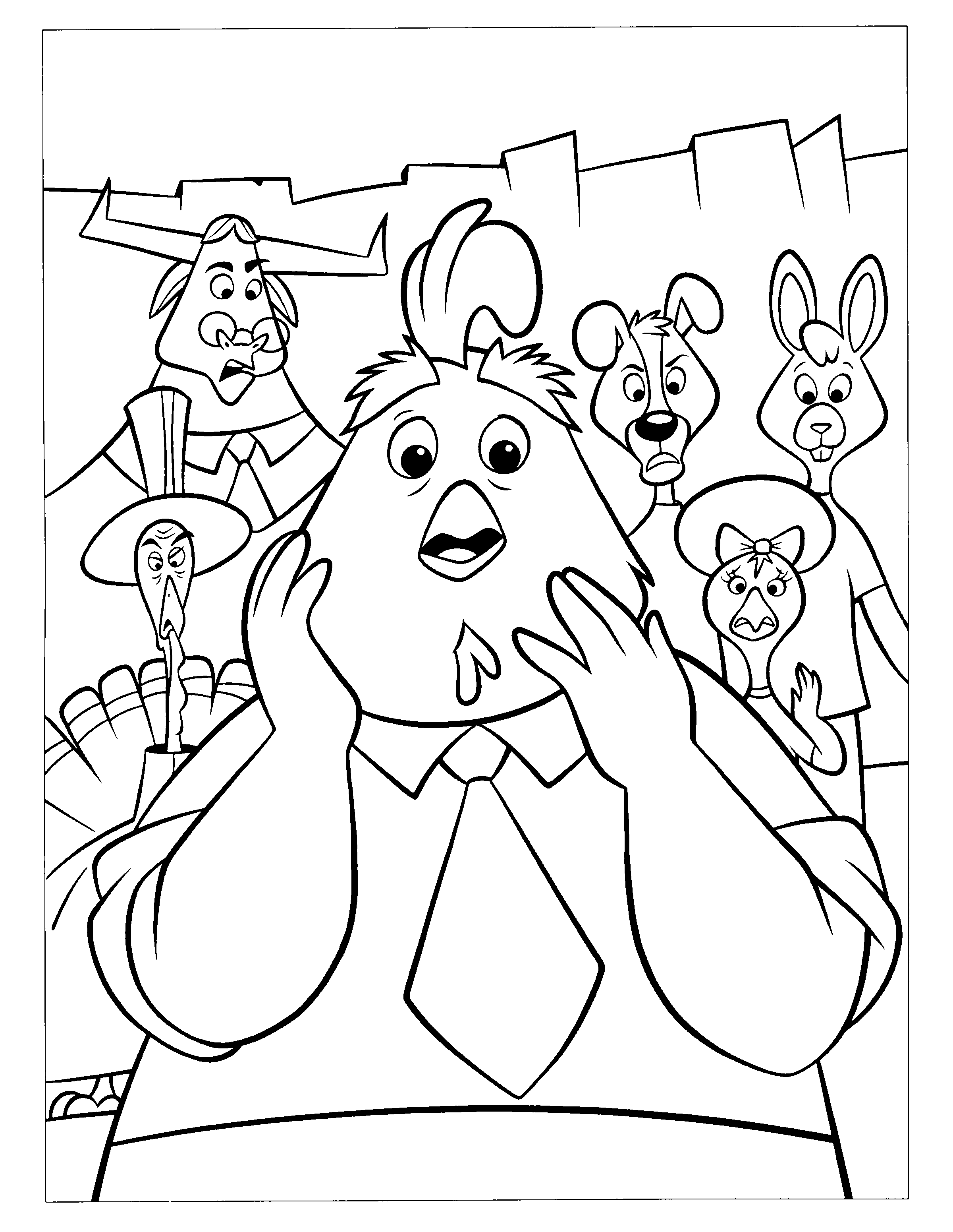 Desenho gratuito Chicken Little #73012 da colecao Filmes de Animação para imprimir