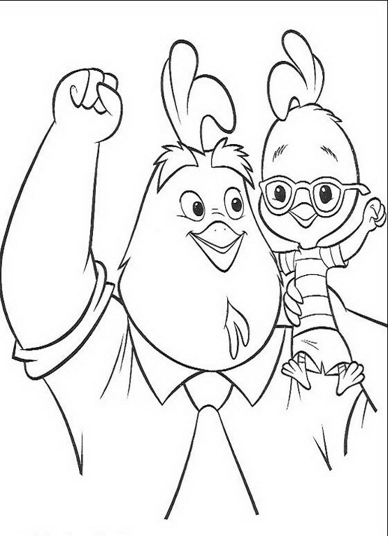 Desenho gratuito Chicken Little #73095 da colecao Filmes de Animação para imprimir