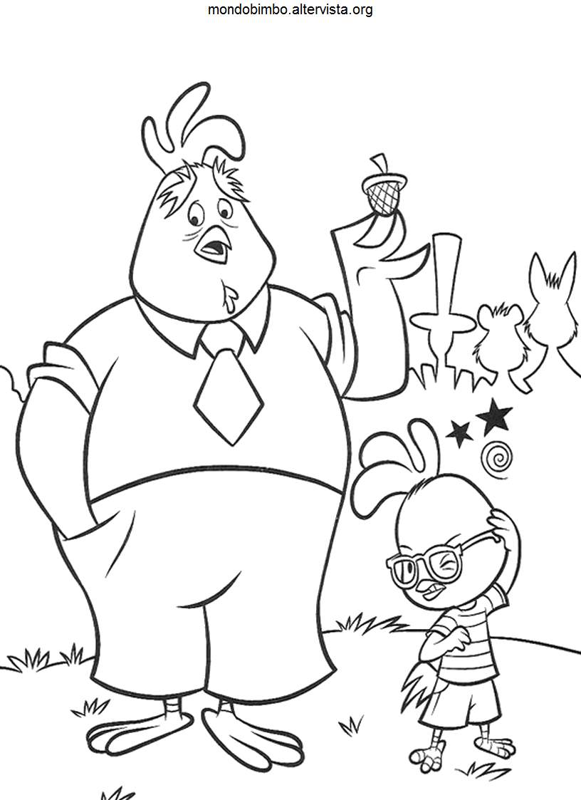 Desenho gratuito Chicken Little #73199 da colecao Filmes de Animação para imprimir