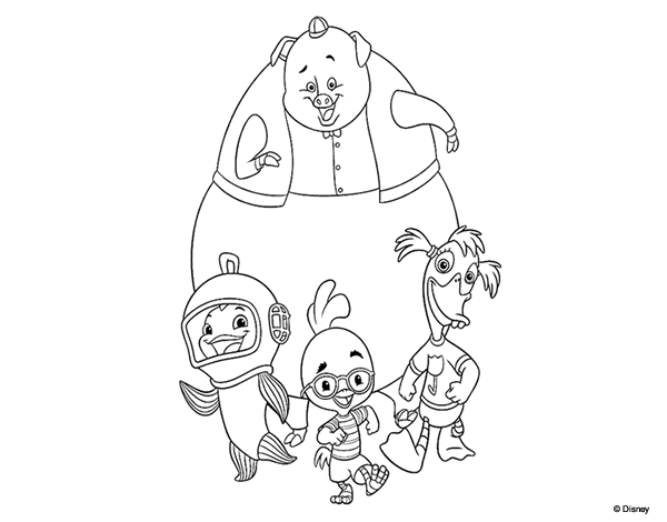 Desenho gratuito Chicken Little #73247 da colecao Filmes de Animação para imprimir