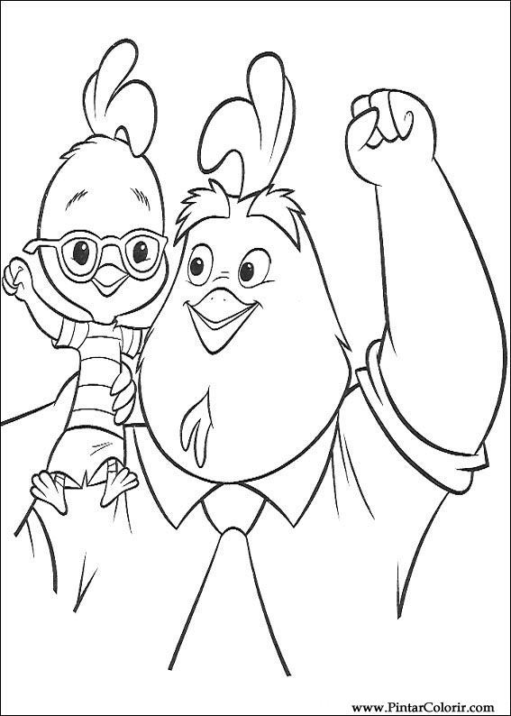 Página para colorir: Chicken Little (Filmes de Animação) #73271 - Páginas para Colorir Imprimíveis Gratuitamente