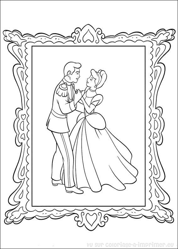 Desenho gratuito Cinderela #129592 da colecao Filmes de Animação para imprimir