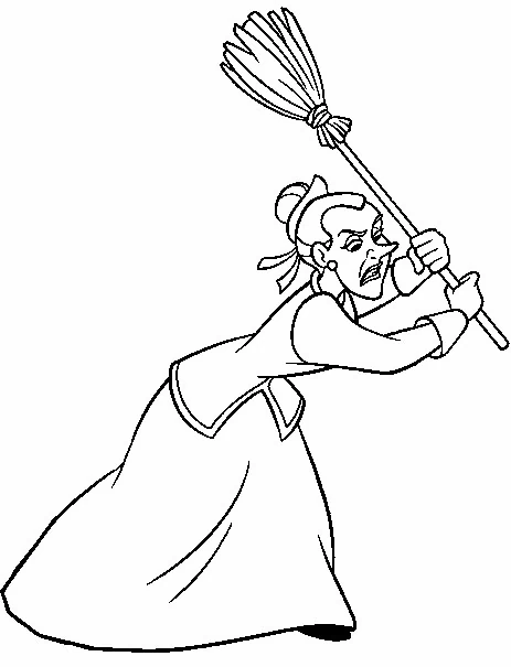 Desenho gratuito Cinderela #129689 da colecao Filmes de Animação para imprimir