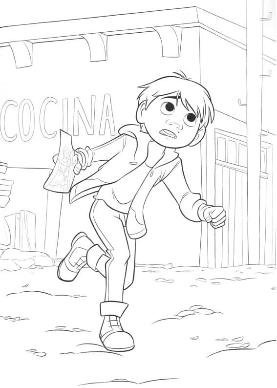 Desenho gratuito Coco Disney #185283 da colecao Filmes de Animação para imprimir