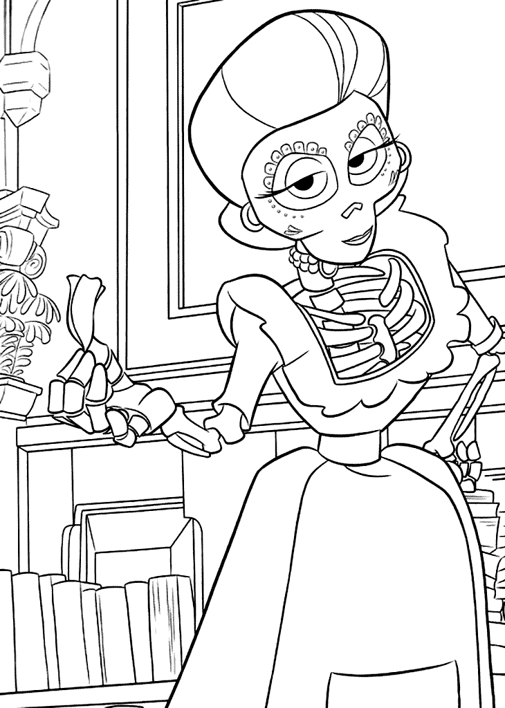 Desenho gratuito Coco Disney #185289 da colecao Filmes de Animação para imprimir