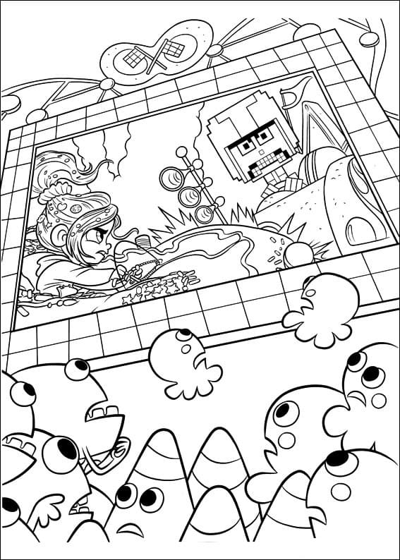 Desenho gratuito Detona Ralph #206255 da colecao Filmes de Animação para imprimir