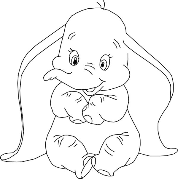 Desenho gratuito Dumbo #170597 da colecao Filmes de Animação para imprimir