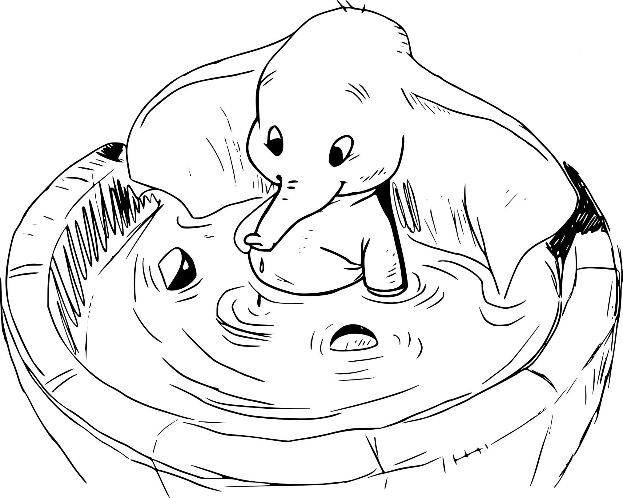 Desenho gratuito Dumbo #170608 da colecao Filmes de Animação para imprimir