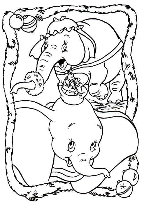 Desenho gratuito Dumbo #187117 da colecao Filmes de Animação para imprimir