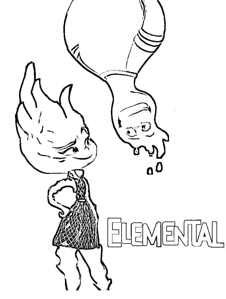 Desenho gratuito Elementar #203871 da colecao Filmes de Animação para imprimir