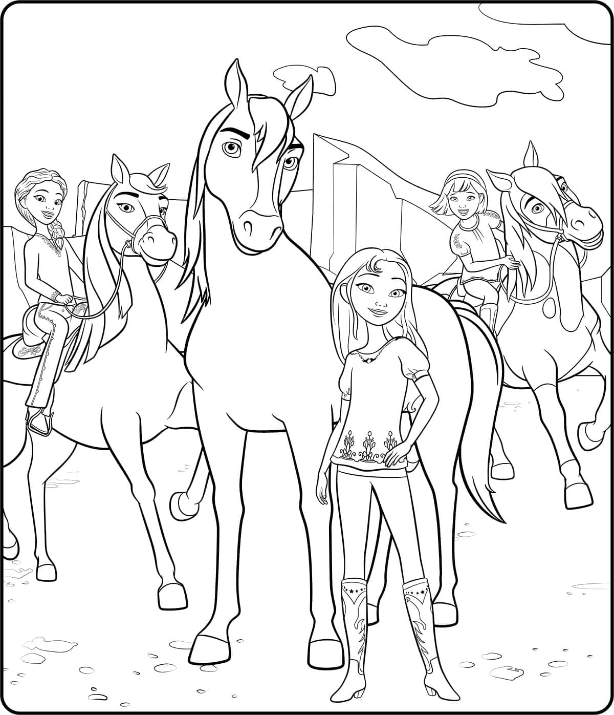 Desenho gratuito Espírito #195420 da colecao Filmes de Animação para imprimir