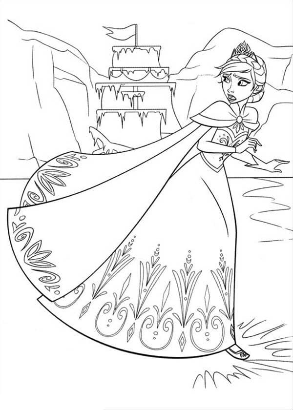 Desenho gratuito Frozen #175636 da colecao Filmes de Animação para imprimir