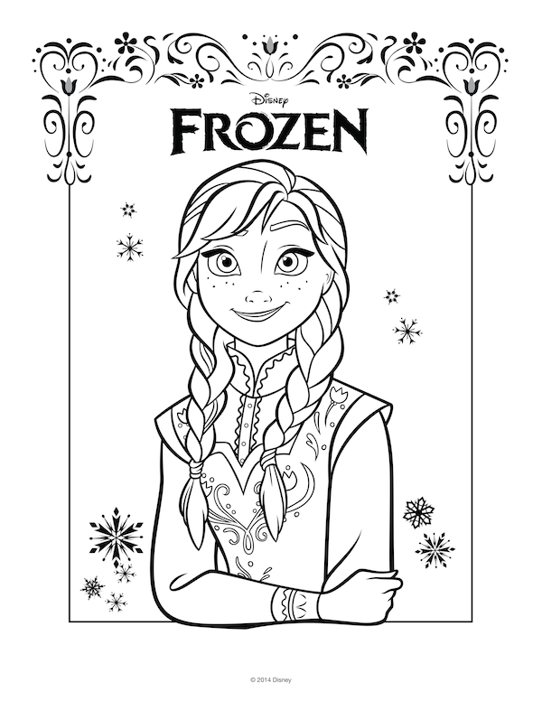 Desenho gratuito Frozen #71785 da colecao Filmes de Animação para imprimir