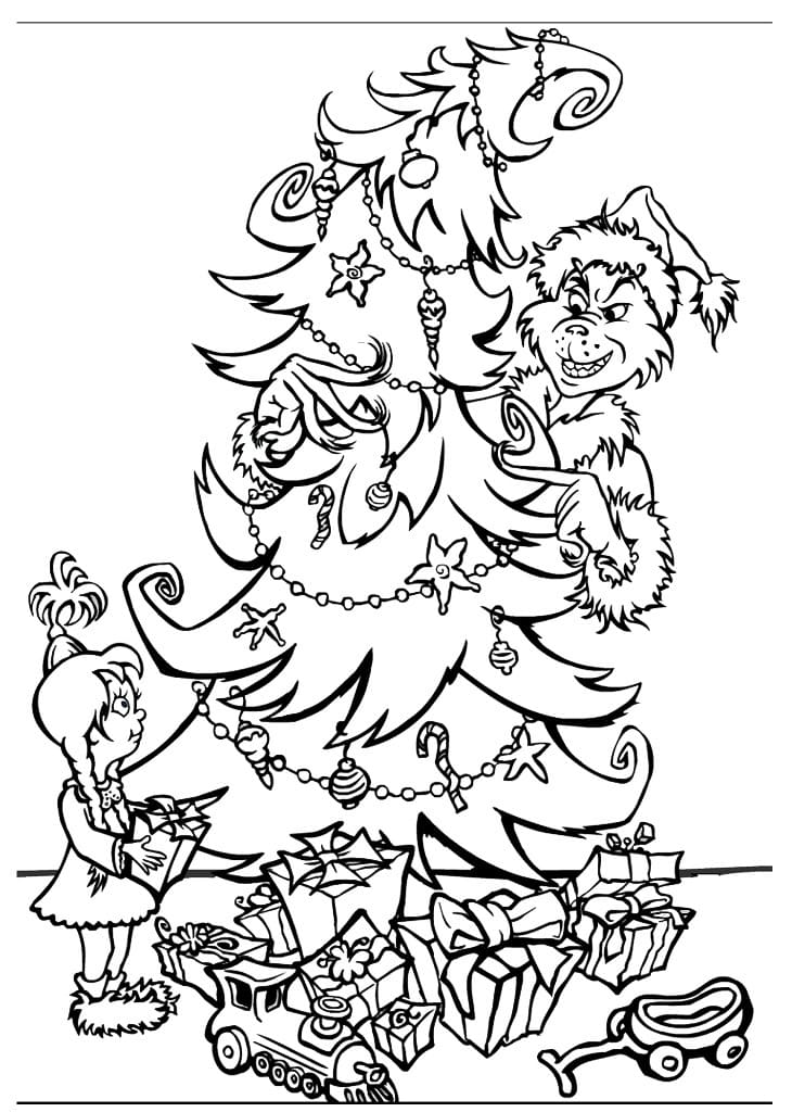 Desenho gratuito Grinch #188346 da colecao Filmes de Animação para imprimir