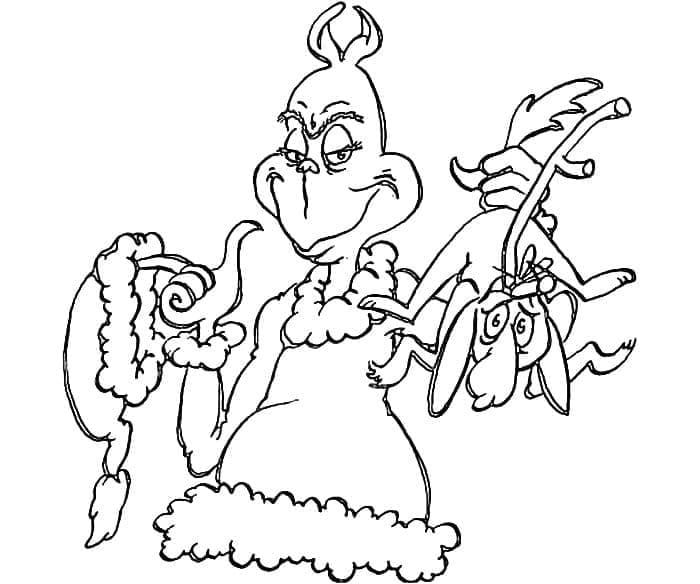 Desenho gratuito Grinch #188372 da colecao Filmes de Animação para imprimir