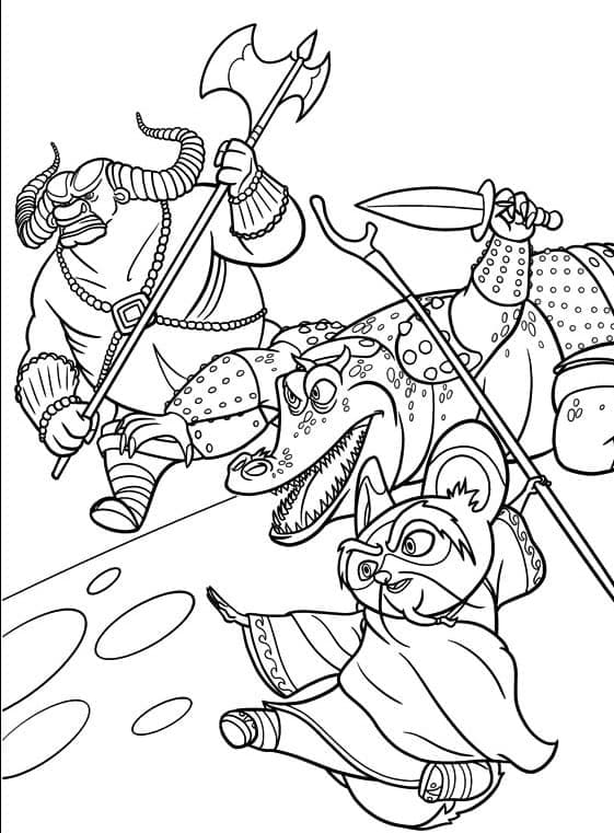 Desenho gratuito Kung Fu Panda #197629 da colecao Filmes de Animação para imprimir