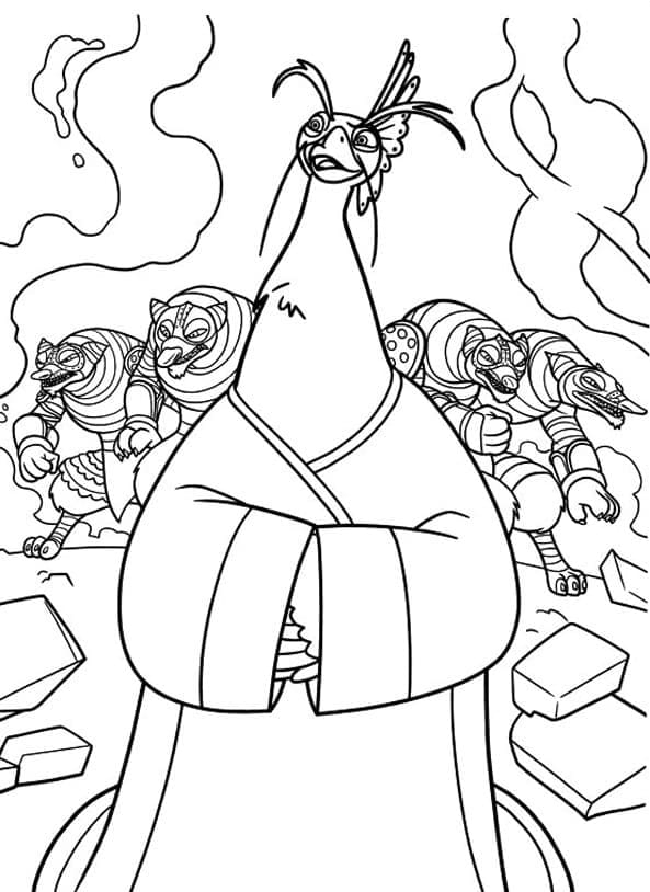 Desenho gratuito Kung Fu Panda #197632 da colecao Filmes de Animação para imprimir