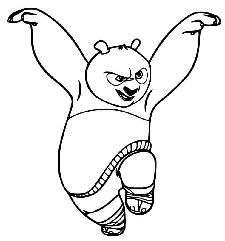 Desenho gratuito Kung Fu Panda #197635 da colecao Filmes de Animação para imprimir