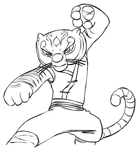 Desenho gratuito Kung Fu Panda #73317 da colecao Filmes de Animação para imprimir