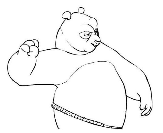Desenho gratuito Kung Fu Panda #73370 da colecao Filmes de Animação para imprimir