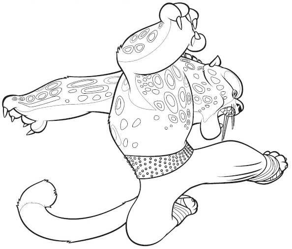 Desenho gratuito Kung Fu Panda #73397 da colecao Filmes de Animação para imprimir