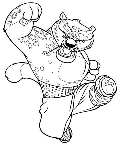 Desenho gratuito Kung Fu Panda #73482 da colecao Filmes de Animação para imprimir