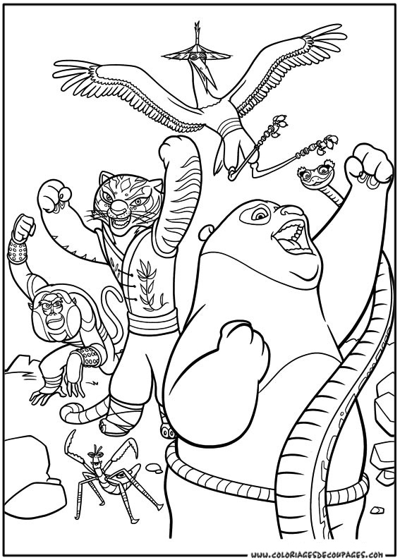 Desenho gratuito Kung Fu Panda #73486 da colecao Filmes de Animação para imprimir