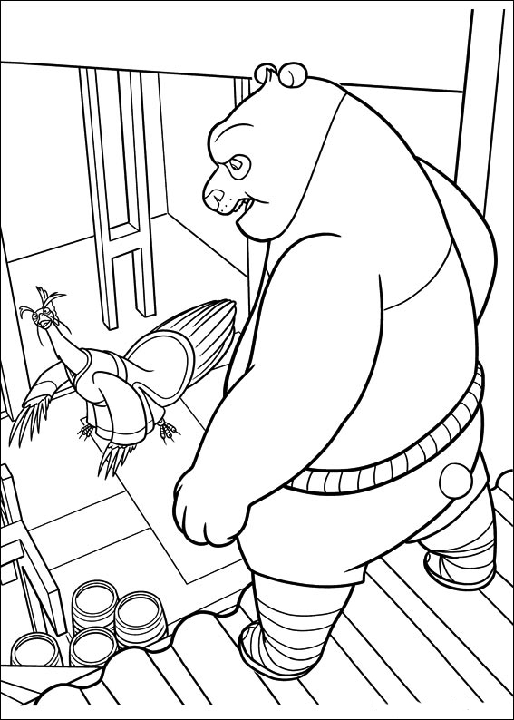 Desenho gratuito Kung Fu Panda #73501 da colecao Filmes de Animação para imprimir