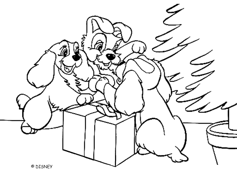 Desenho gratuito Lady e the Tramp #133219 da colecao Filmes de Animação para imprimir