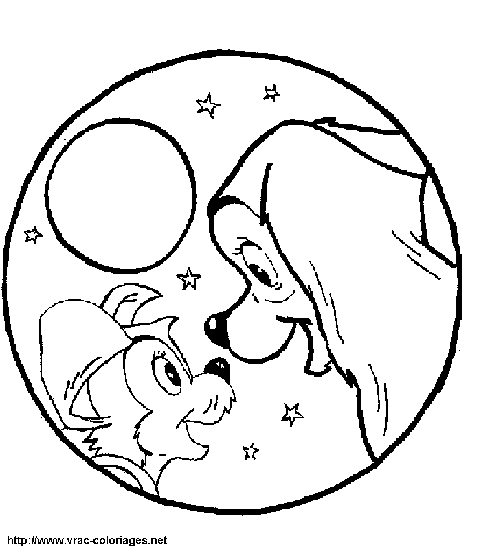 Desenho gratuito Lady e the Tramp #133242 da colecao Filmes de Animação para imprimir Desenho gratuito Lady e the Tramp #133242 da colecao Filmes de Animação para imprimir
