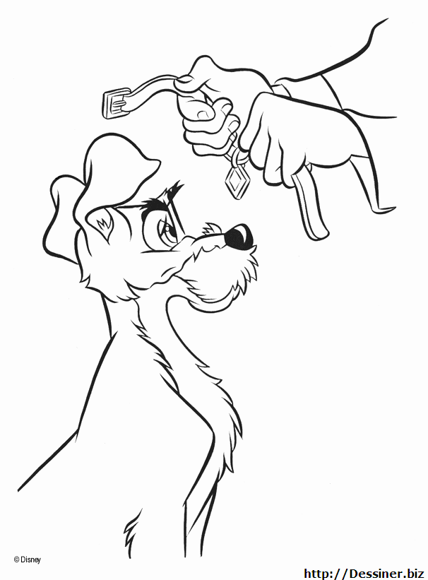 Desenho gratuito Lady e the Tramp #133251 da colecao Filmes de Animação para imprimir