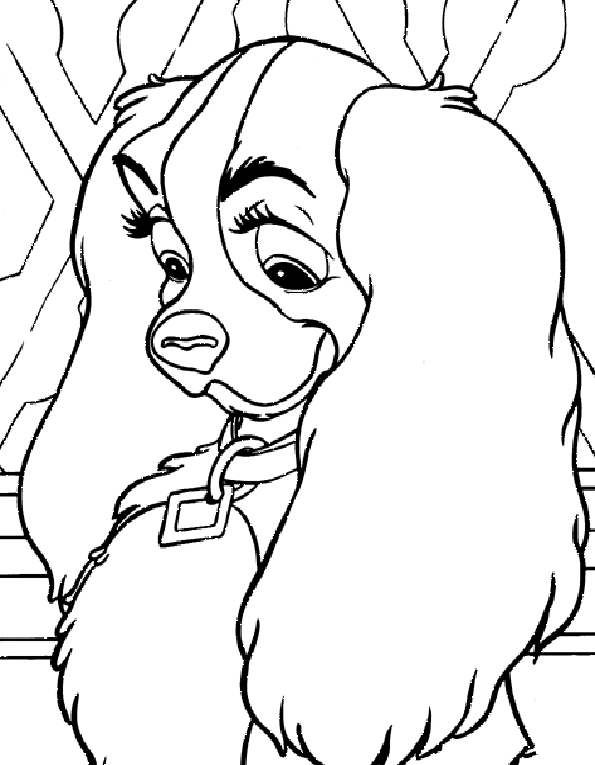 Desenho gratuito Lady e the Tramp #133329 da colecao Filmes de Animação para imprimir