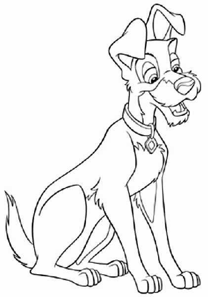 Desenho gratuito Lady e the Tramp #133359 da colecao Filmes de Animação para imprimir