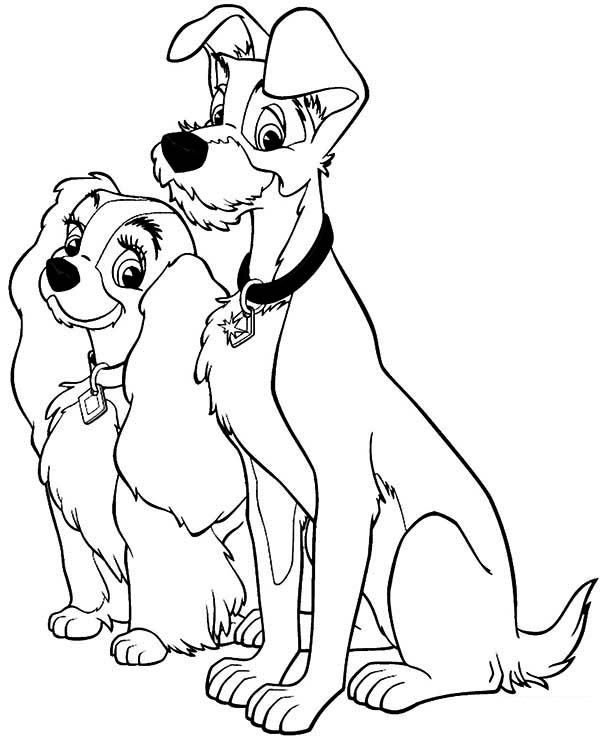Desenho gratuito Lady e the Tramp #133432 da colecao Filmes de Animação para imprimir