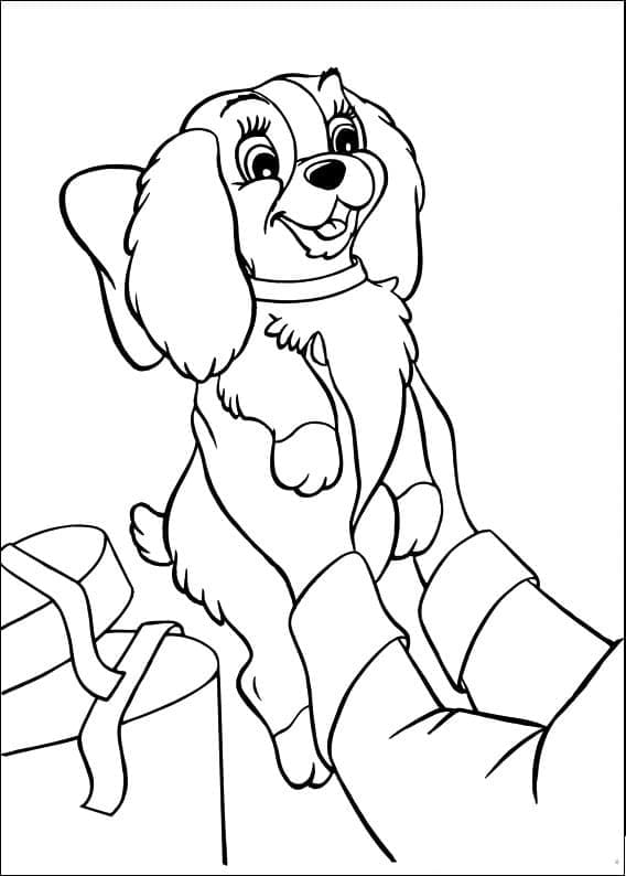 Desenho gratuito Lady e the Tramp #206463 da colecao Filmes de Animação para imprimir