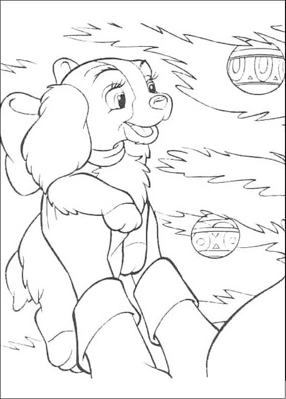 Desenho gratuito Lady e the Tramp #206474 da colecao Filmes de Animação para imprimir