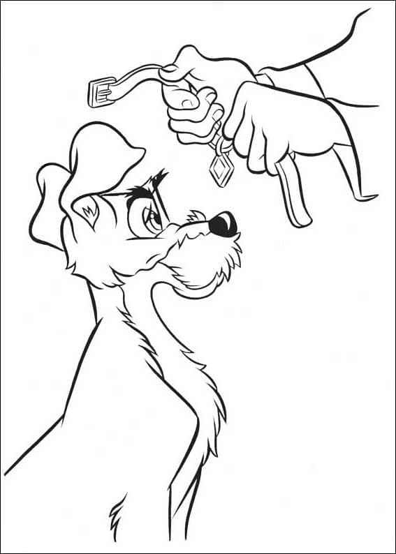 Desenho gratuito Lady e the Tramp #206484 da colecao Filmes de Animação para imprimir