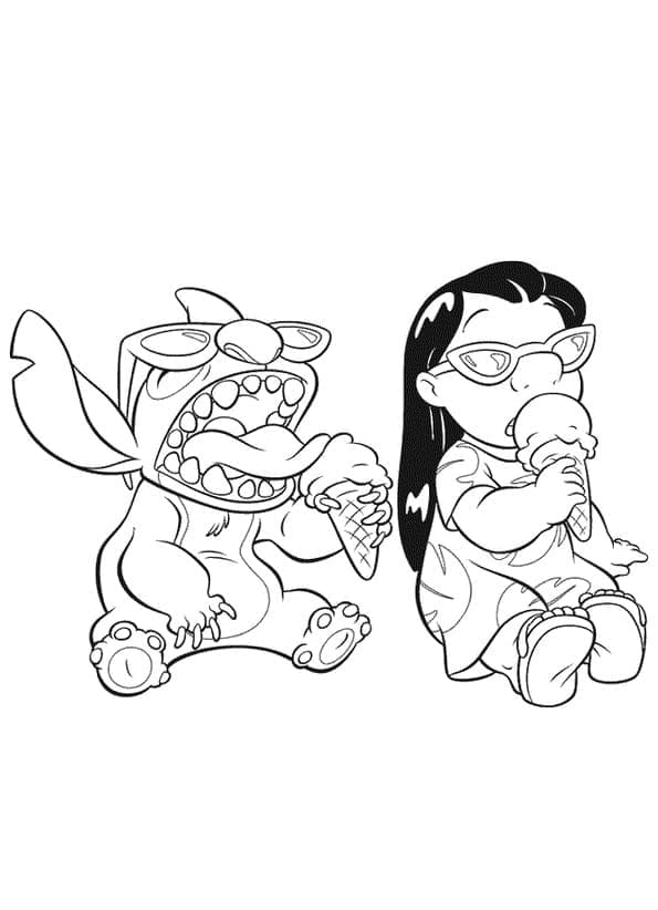 Desenho gratuito Lilo e Stitch #187507 da colecao Filmes de Animação para imprimir
