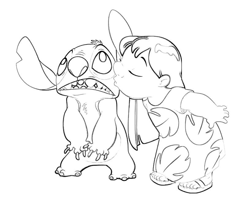 Página para colorir: Lilo e Stitch (Filmes de Animação) #44904 - Páginas para Colorir Imprimíveis Gratuitamente