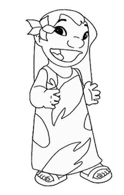 Desenho gratuito Lilo e Stitch #45057 da colecao Filmes de Animação para imprimir