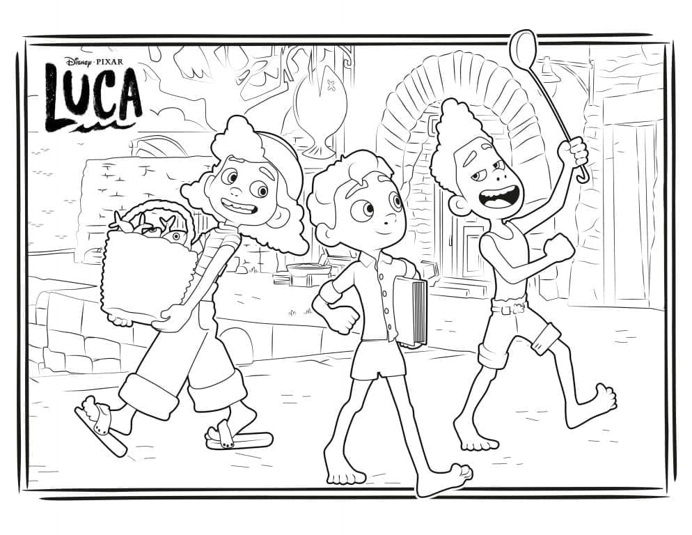 Desenho gratuito Luca #196796 da colecao Filmes de Animação para imprimir Desenho gratuito Luca #196796 da colecao Filmes de Animação para imprimir