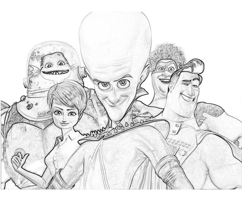 Desenho gratuito Megamind #46508 da colecao Filmes de Animação para imprimir