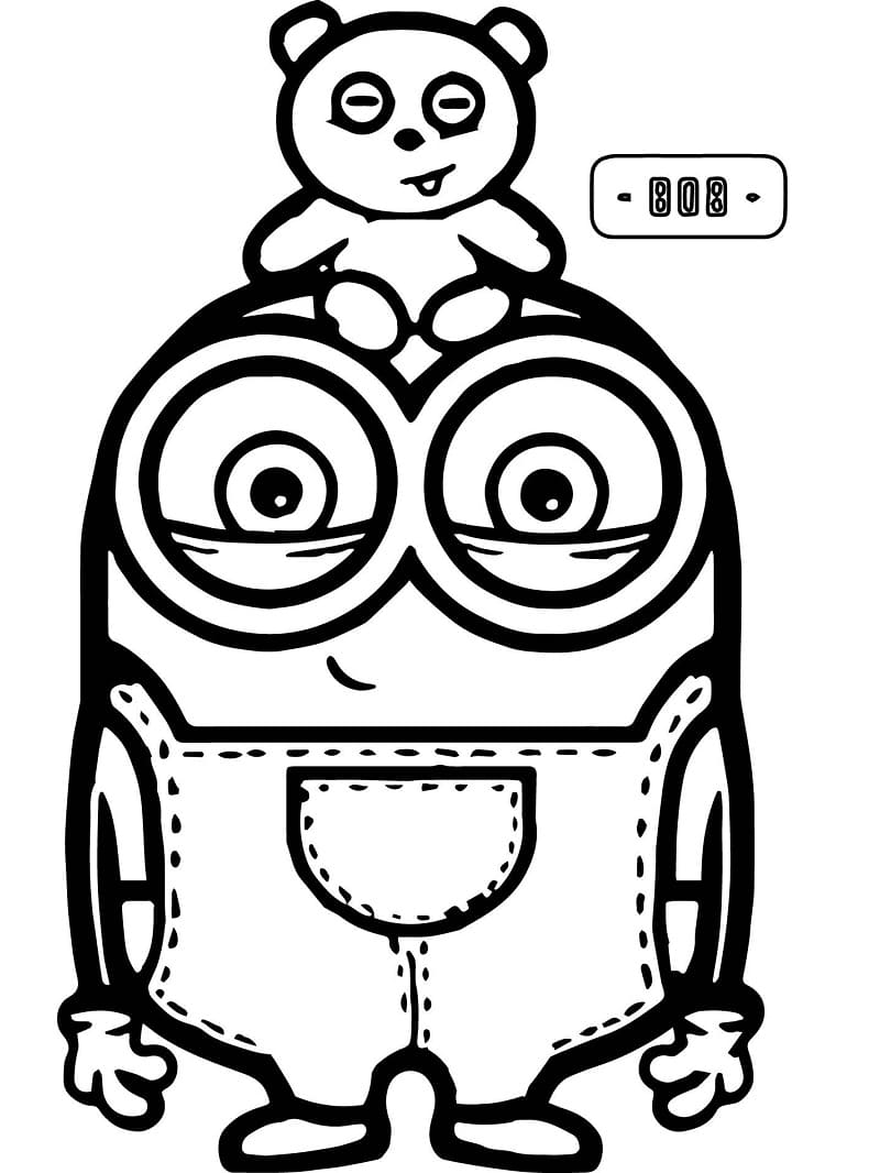 Desenho gratuito Minion #183414 da colecao Filmes de Animação para imprimir